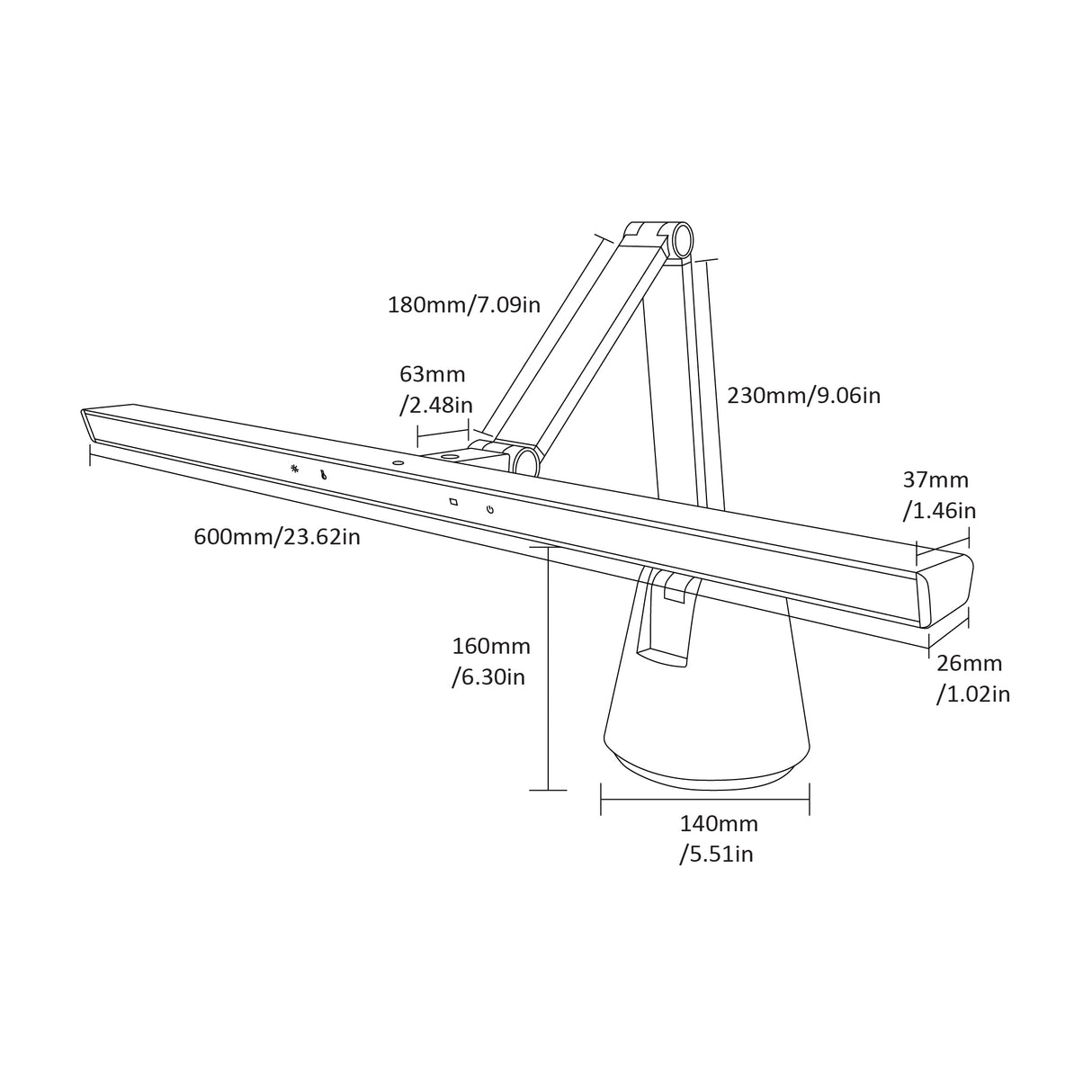 Archilight Stella Pro Piano Lamp with Base - PHOTO 4