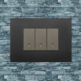 Vimar Arke Plastic 3 Gang switch - Black - 16A - PHOTO 25