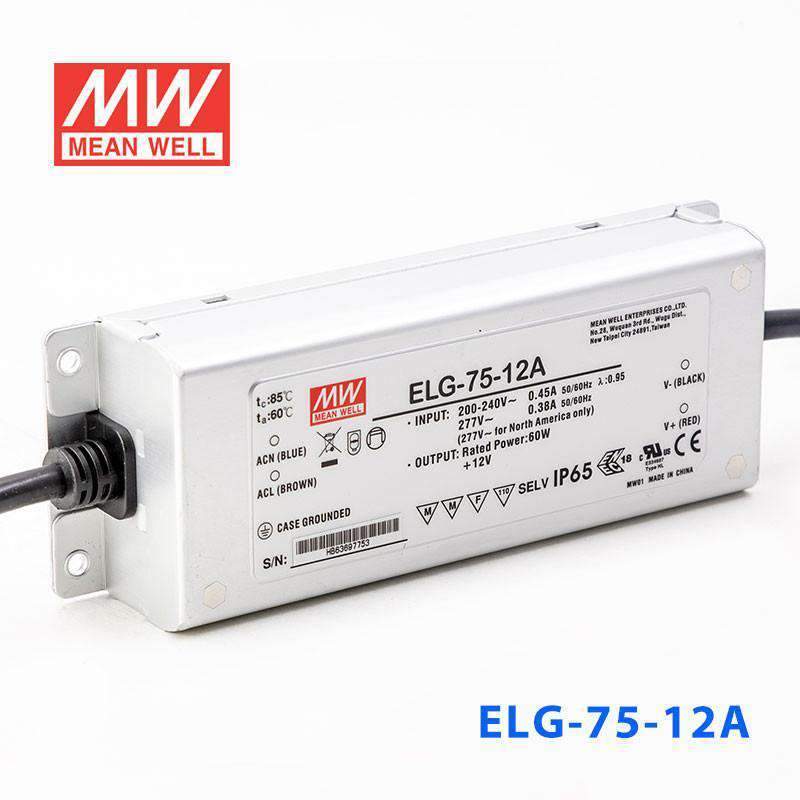 Mean Well ELG-75-12A Power Supply 60W 12V - Adjustable - PHOTO 1