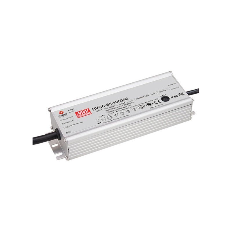 Mean Well HVGC-65-1050AB Power Supply 65W 1050mA - Adjustable and Dimmable