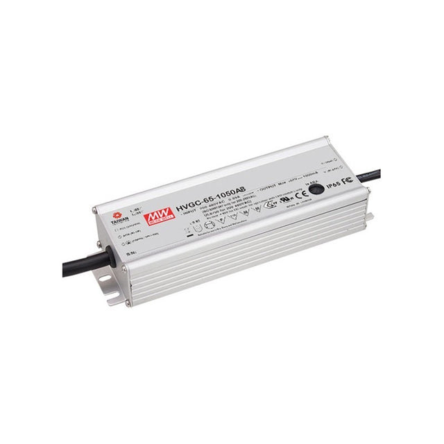 Mean Well HVGC-65-1050AB Power Supply 65W 1050mA - Adjustable and Dimmable