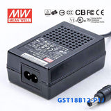 Mean Well GST18B12-P1J Power Supply 18W 12V 1.5A