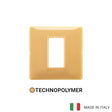 Vimar Plana Plate 1M Technopolymer Reflex Amber