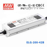 Mean Well ELG-200-42B Power Supply 200W 42V - Dimmable 4.76A