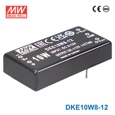 Mean Well DKE10W8-12 10W DC-DC Converter ±12VDC 420mA