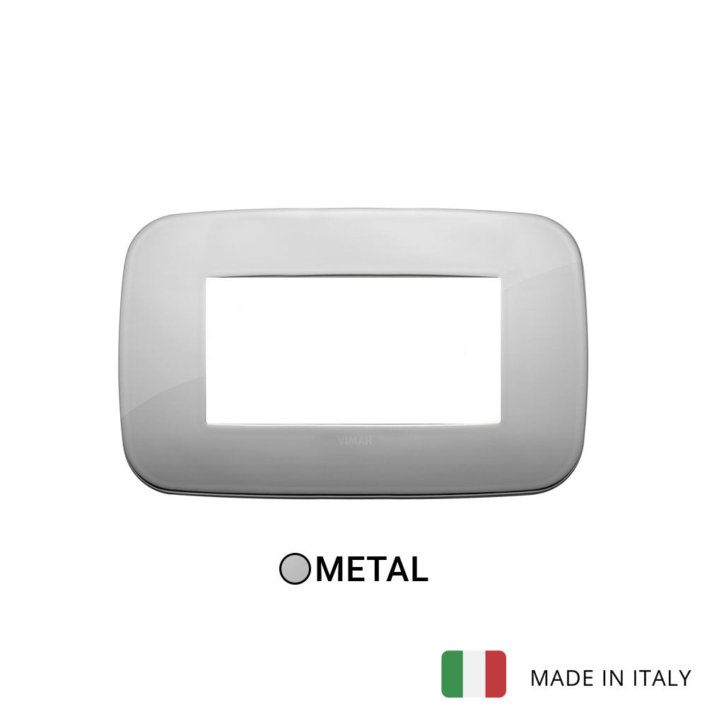 Vimar Arke Round Plate 4M Metal Chrome