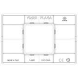 Vimar Plana Plate 2centrM Techn. Matt Silver - PHOTO 2