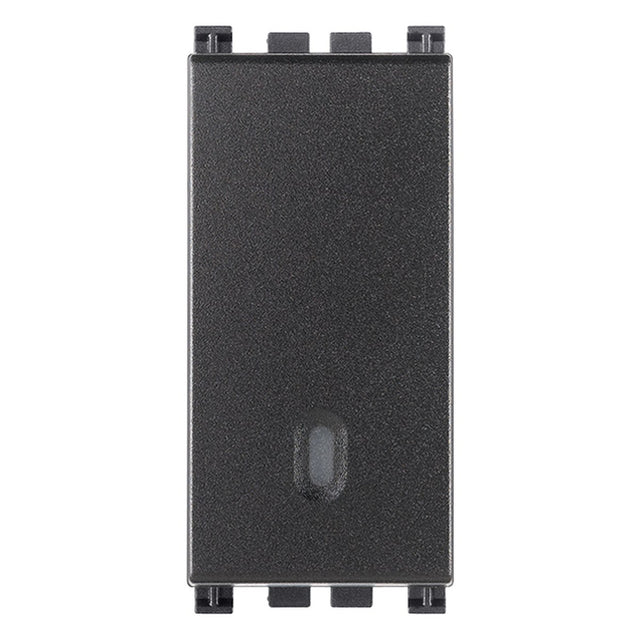 Vimar Arke 1P NO 10A Single Push Button Grey