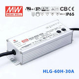 Mean Well HLG-60H-30A Power Supply 60W 30V - Adjustable 2A