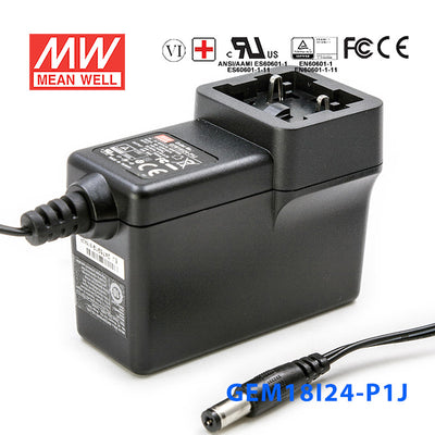 Mean Well GEM18I24-P1J Power Supply 18W 24V 750mA