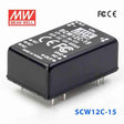 Mean Well SCW12C-15 DC-DC Converter - 12W 36~72V DC in 15V out 2.4A