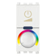 Vimar Arke RGB Rotary Dimmer 120V White