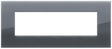 Vimar Arke Classic Plate 7M Reflex Smoke Grey