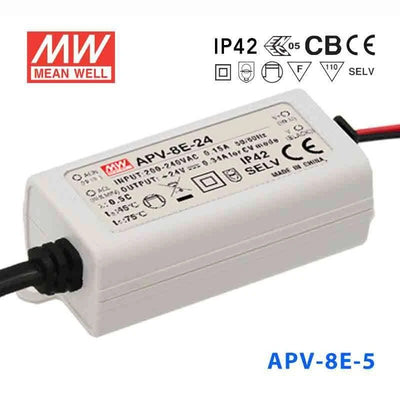 Mean Well APV-8E-5 Power Supply 8W 5V 1.4A