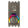 Vimar Arke RGB Rotary Dimmer 230V Aluminium