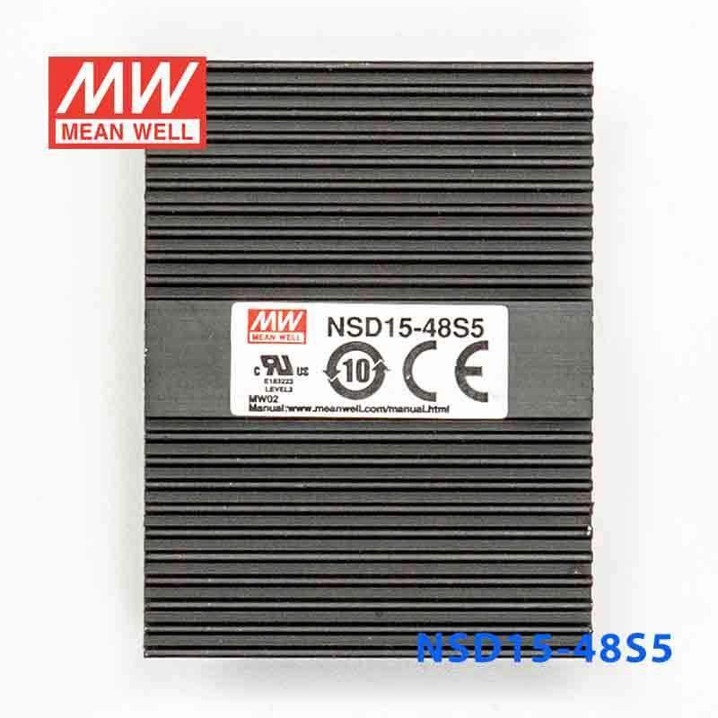 Mean Well NSD15-48S5 DC-DC Converter - 15W - 18~72V in 5V out 3A - PHOTO 2