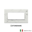 Vimar Eikon Evo Plate 5M Stone Carrara White