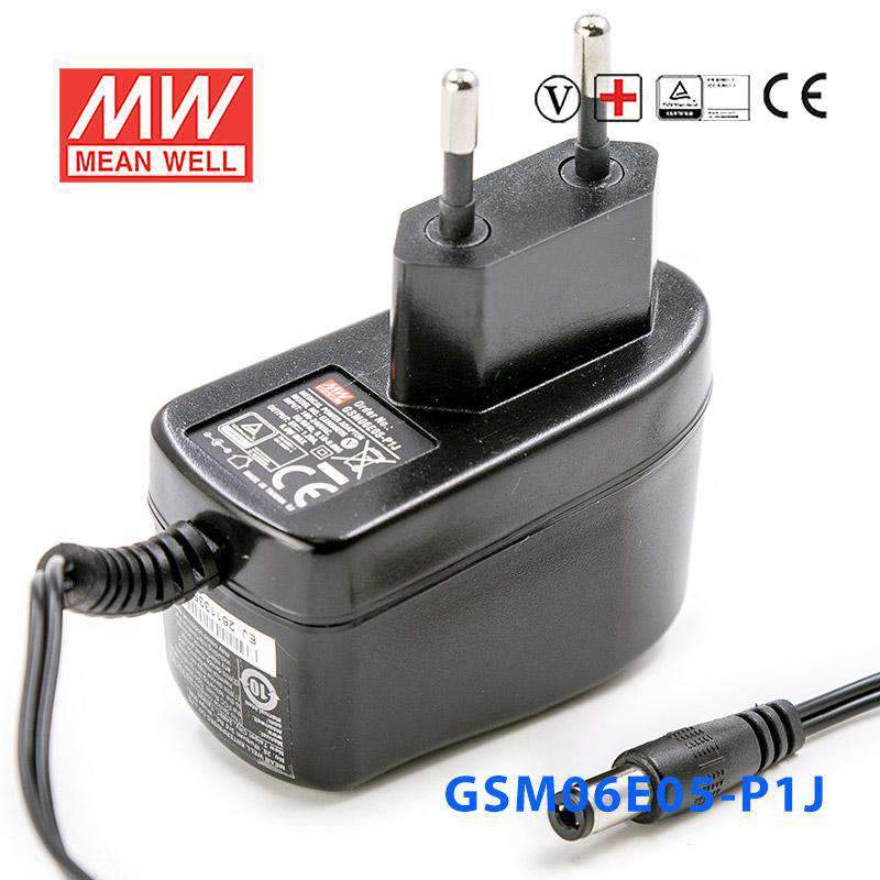 Mean Well GSM06E05-P1J Power Supply 06W 5V 1.2A