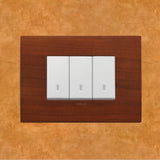 Vimar Arke Wood 3 Gang switch - Cherry Wood - 16A - PHOTO 10
