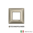 Vimar Plana Plate 2M BS Technopolymer Metallized Bronze