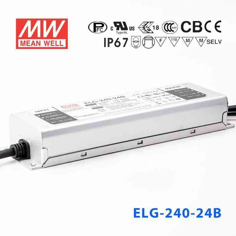 Mean Well ELG-240-24B Power Supply 240W 24V - Dimmable