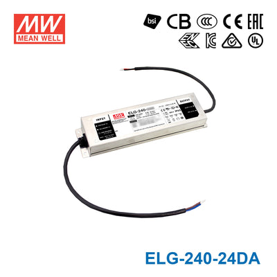 Mean Well ELG-240-24DA Power Supply 240W 24V - DALI 10A