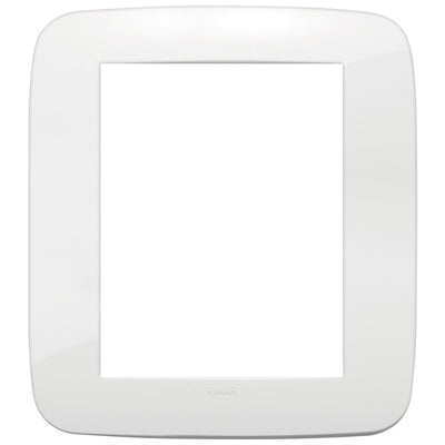 Vimar Arke Round Plate 8M Technopolymer White