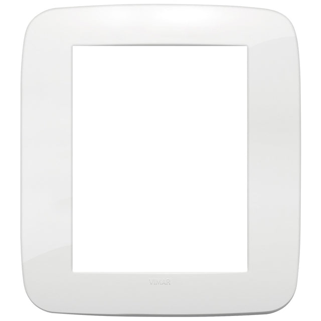 Vimar Arke Round Plate 8M Technopolymer White