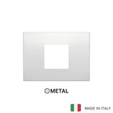 Vimar Arke Classic Plate 3M Metal Matt White