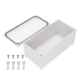 Boxco S-Series 190x380x180mm Plastic Enclosure, IP67, IK08, ABS, Transparent Cover, Screw Type - PHOTO 2