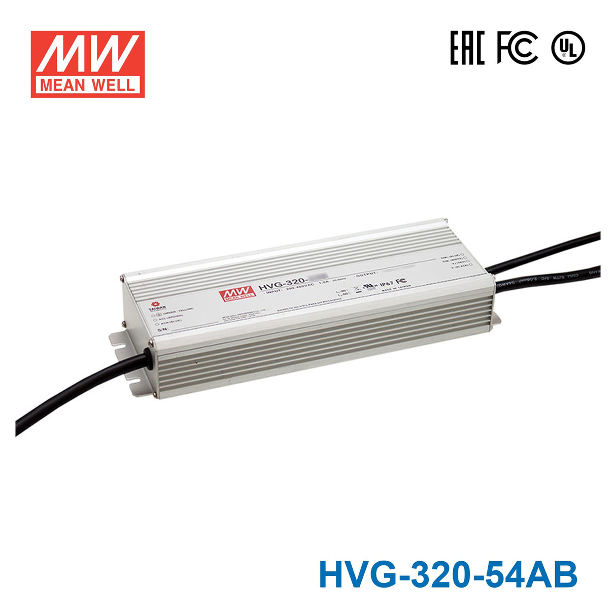 Mean Well HVG-320-54AB Power Supply 320W 54V - Adjustable and Dimmable