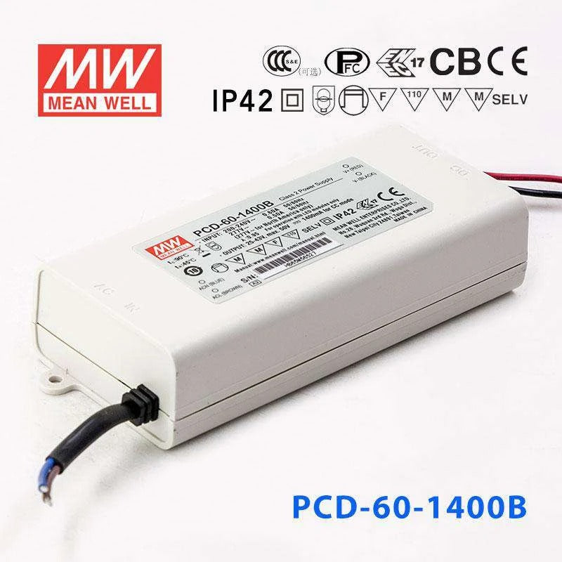Mean Well PCD-60-1400B Power Supply 60W  1400mA