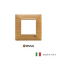 Vimar Plana Plate 2M Wood Cherry - Square