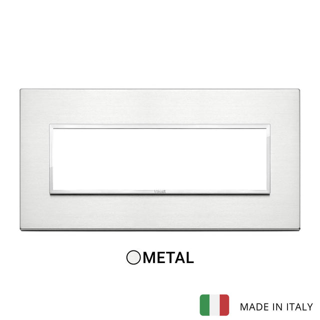 Vimar Eikon Evo Plate 7M Brilliant Aluminium