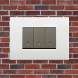 Vimar Arke Plastic 3 Gang switch - White - 16A - PHOTO 22