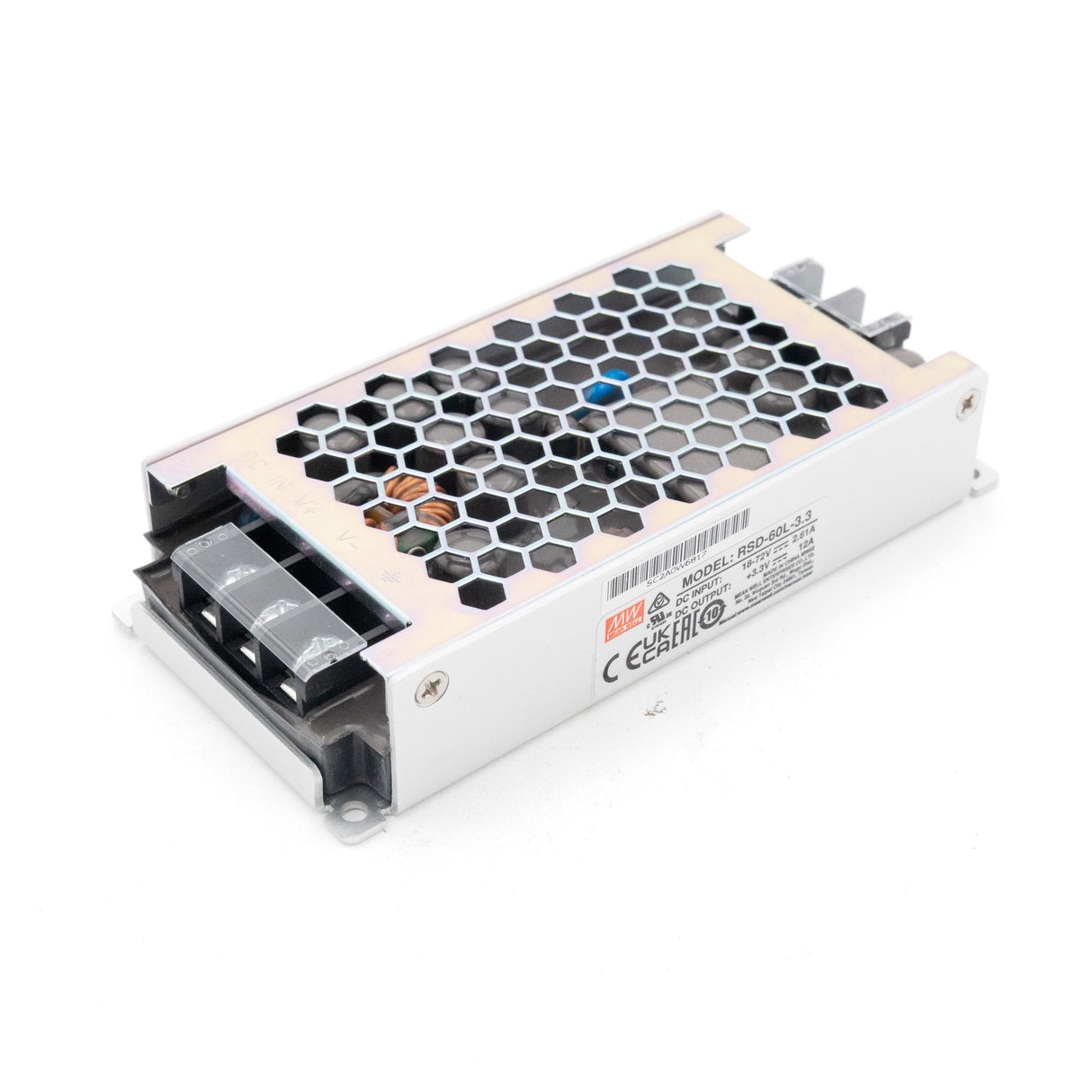Mean Well RSD-60L-3.3 DC-DC Converter - 19.8W - 18~72V in 3.3V out 12A - PHOTO 1