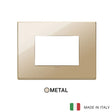 Vimar Eikon Plate 3M Polished Metal Gold