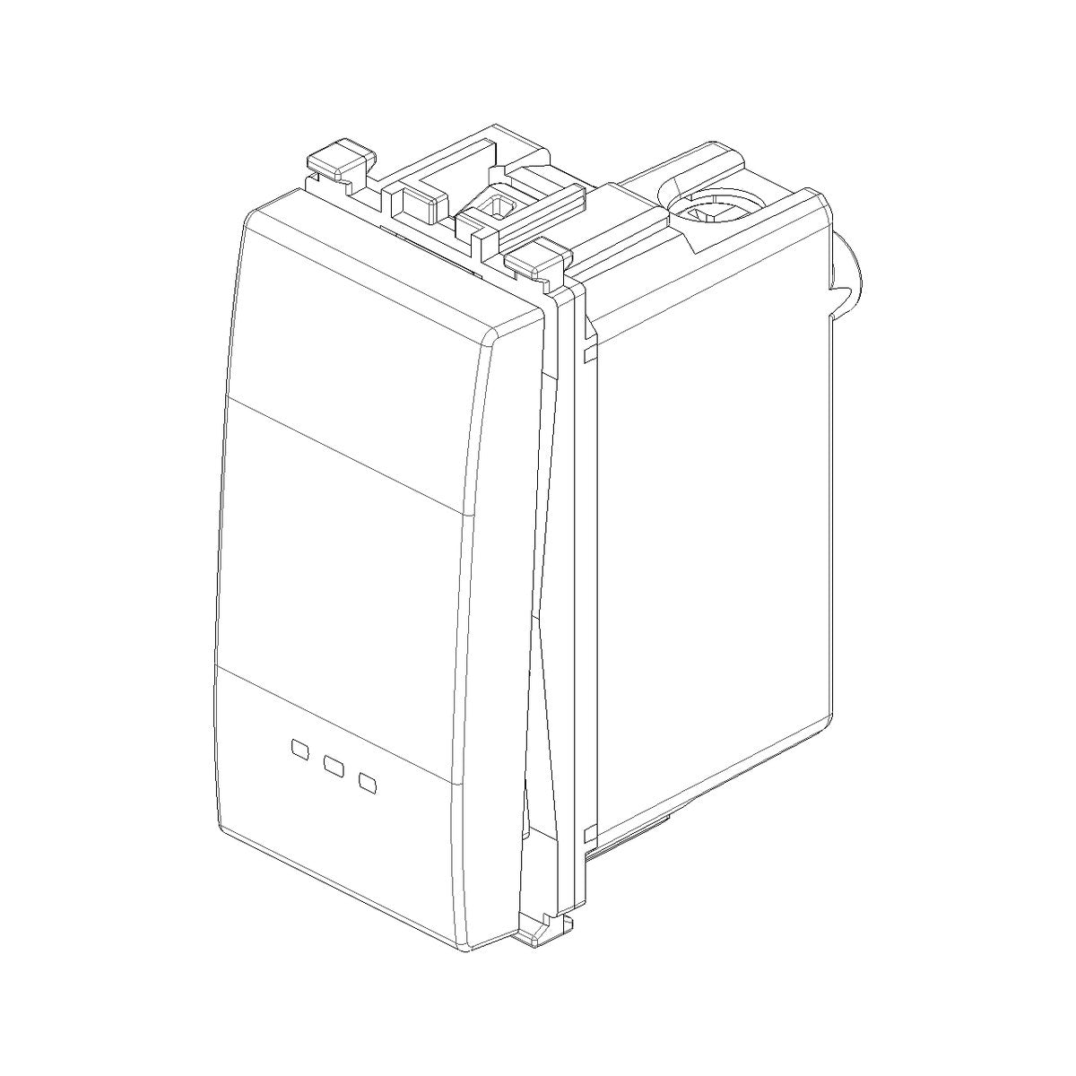 Vimar Eikon 1P 16AX 1-Way Switch Grey - PHOTO 3