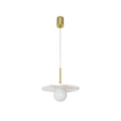 Archilight Alabaster-Stone Orbi Disc Pendant