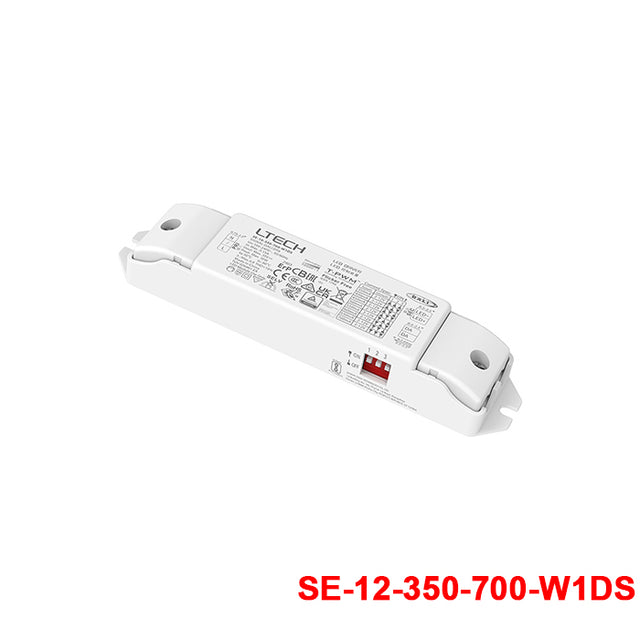 Ltech SE-12-350-700-W1DS 12W 350~700mA CC DALI2 LED Driver - Selectable Output