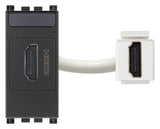 Arke HDMI Outlet Socket Connector Grey