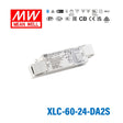 Mean Well XLC-60-24-DA2S 60W 24V, DALI2 Dimmable, with Strain-relief 2.5A