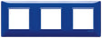 Vimar Plana Plate 6M Reflex Sapphire