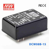 Mean Well DCW08B-15 DC-DC Converter - 8W - 18~36V in ±15V out 267mA
