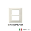 Vimar Plana Plate 6(3+3)M Technopolymer Granite White