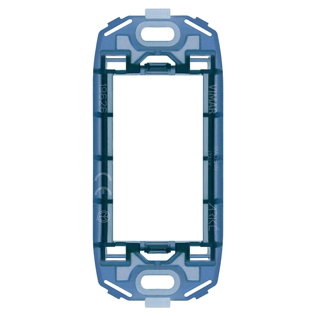 Vimar VM-19626 Frame 1M for Panel Mounting with Screws Blue