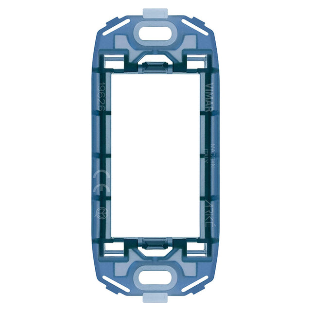 Vimar VM-19626 Frame 1M for Panel Mounting with Screws Blue