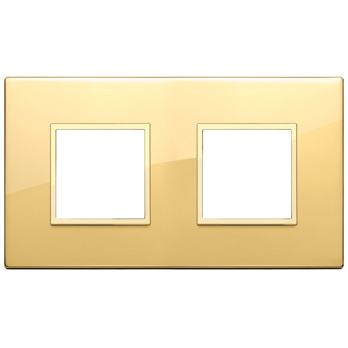 Vimar Eikon Evo Plate 4M (2+2) 71MM Aluminium Polished Gold