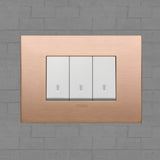 Vimar Arke Metal 3 Gang switch - Brushed Copper - 16A - PHOTO 9