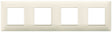 Vimar Plana Plate 8M Technopolymer Beige
